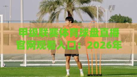 甲级联赛体育球盘直播官网观看入口：2026年最全观赛指南+避坑攻略
