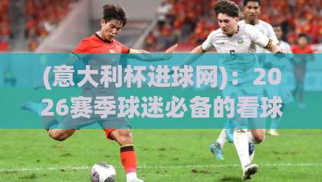 (意大利杯进球网)：2026赛季球迷必备的看球神器，你还没用？