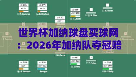 世界杯加纳球盘买球网:2026年加纳队夺冠赔率深度解析与实用投注指南