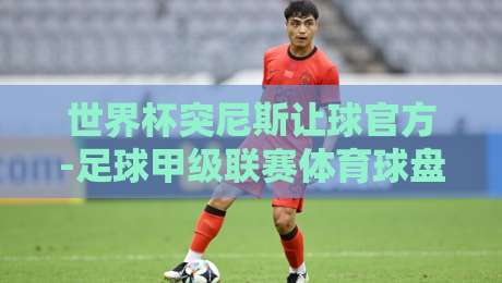 世界杯突尼斯让球官方-足球甲级联赛体育球盘买球:2026预选赛盘口深度解读与实战策略