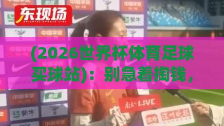 (2026世界杯体育足球买球站):别急着掏钱,先搞懂这5个潜规则再下手