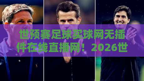 世预赛足球买球网无插件在线直播网!2026世预赛观赛必备攻略 世预赛足球买球网无插件在线直播网!2026世预赛观赛必备攻略